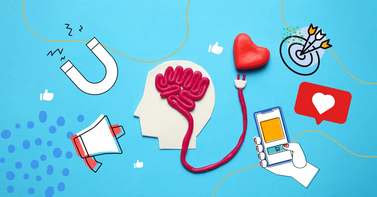 The image shows how a CPG product creates emotional connection with the consumer.